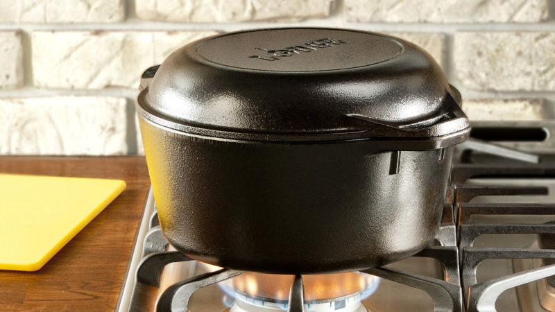 Lodge Double Dutch Oven | $32 | Amazon